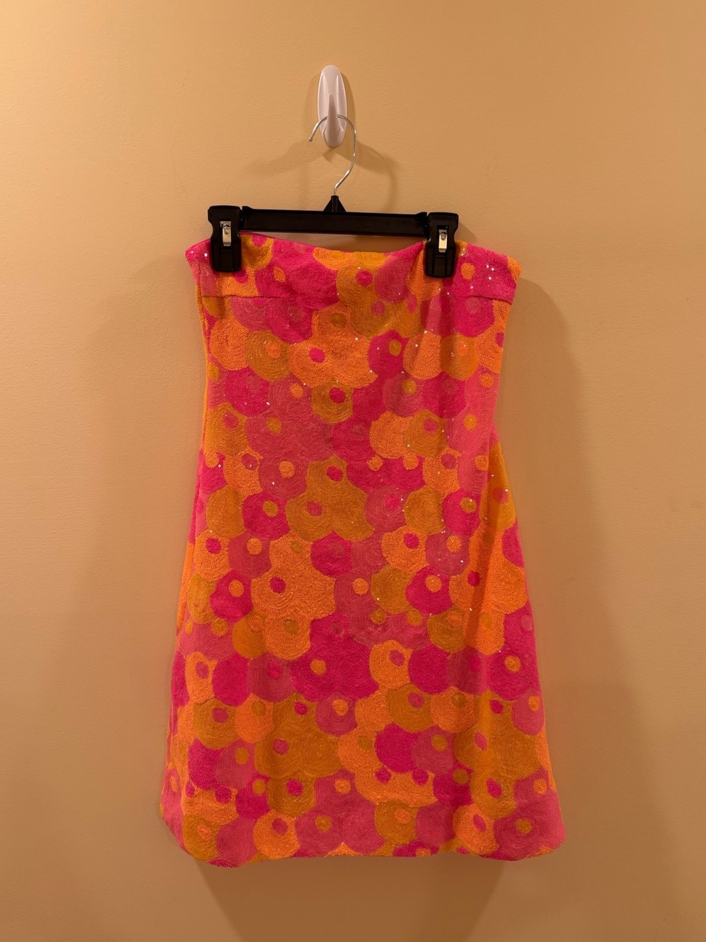 Susana Monaco Pink & Orange Mini Dress